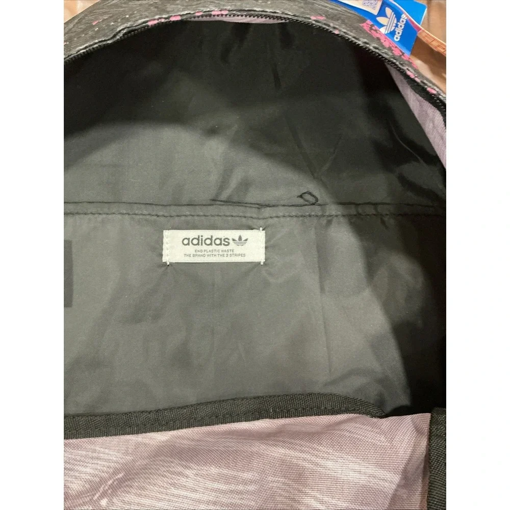 Adidas Rekive Classic Backpack, Black With Pink, School, Travel, Sports, NWT